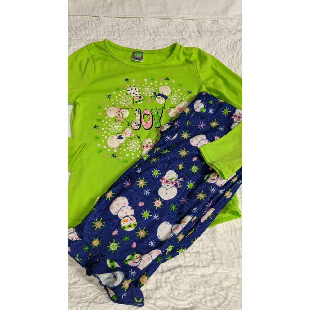 Dollie & Me girls sz. 10 snowman design 2 pc. pj set. Cute, nt. desc.